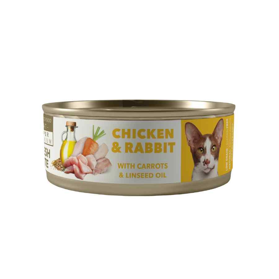 Amity Chicken And Rabbit Adult Sterilized Cat Wet Food 80 Gr image number null
